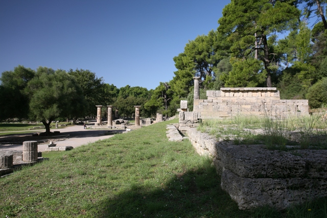 Ancient Olympia - The treasuries